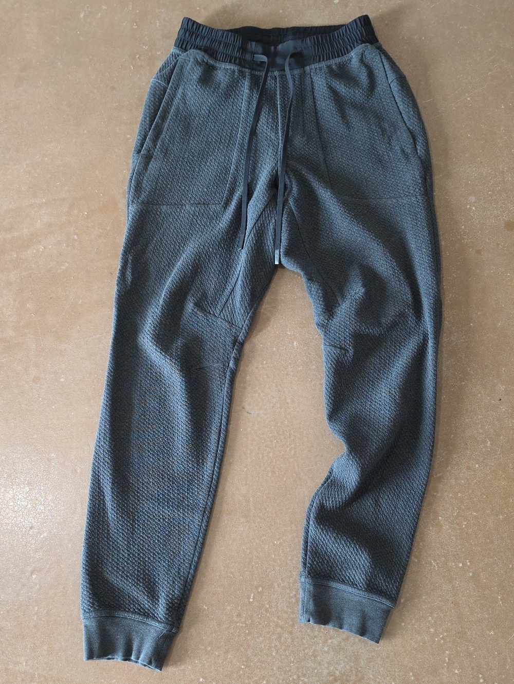 lululemon athletica Dark Gray Textured Jogger Sweatpants